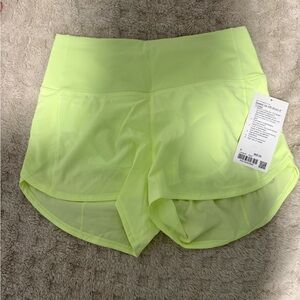 Lululemon Athletica Light speed up shorts